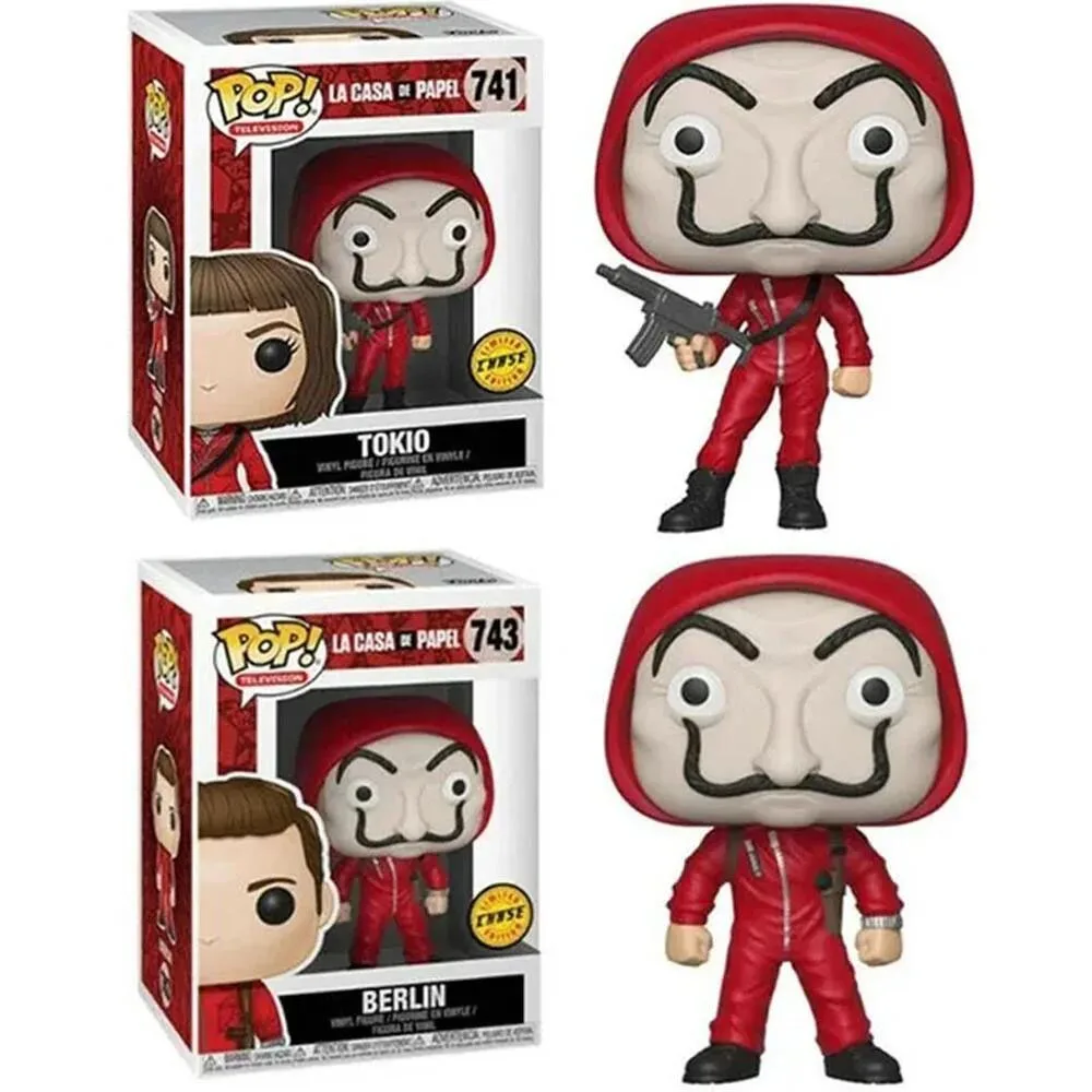 Funko Pop Токио #741 Берлин #743 телевидение La Casa De Papel виниловые фигурки игрушки куклы