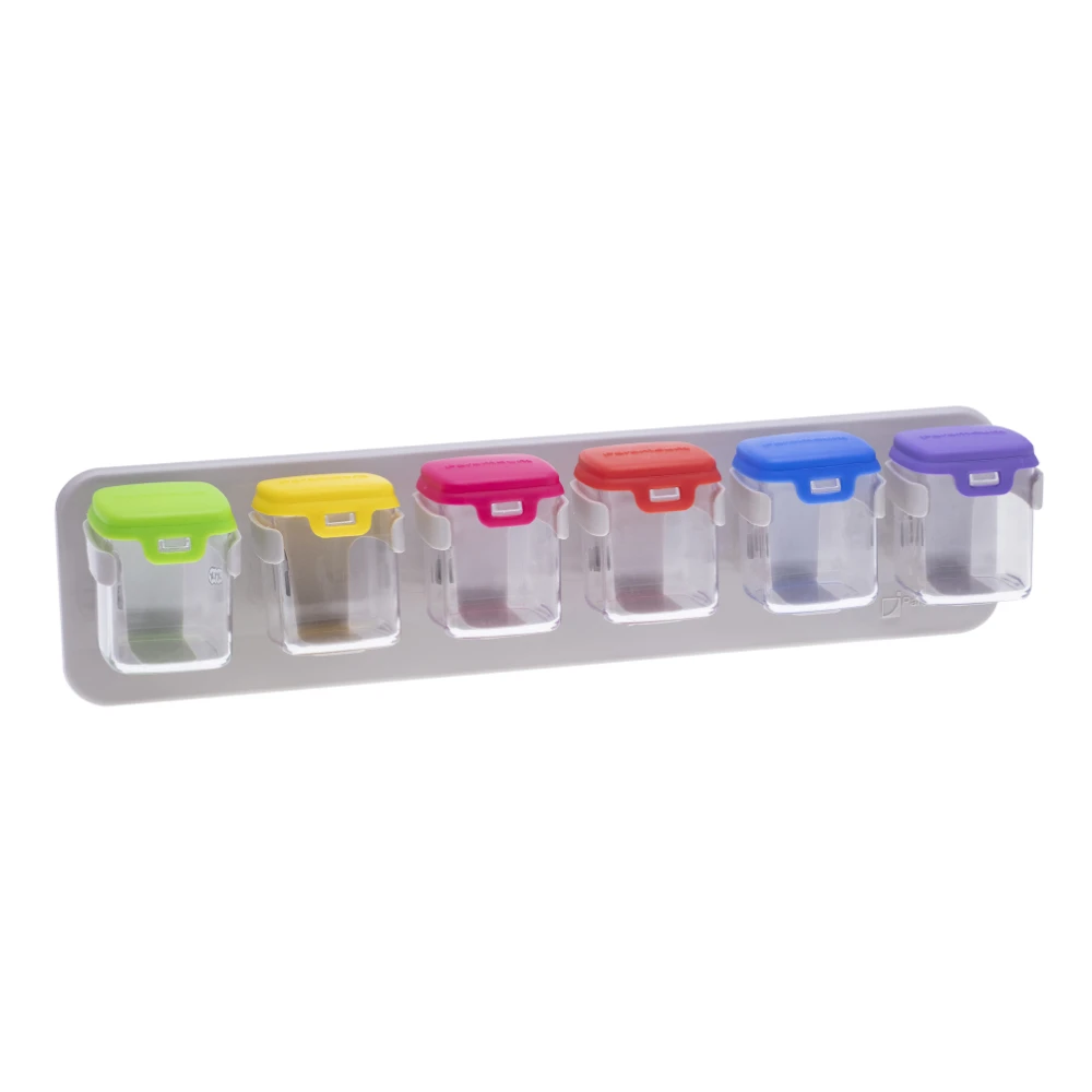 

Door Seasoning Condiments With Fixed Holder With 6 Dispenser