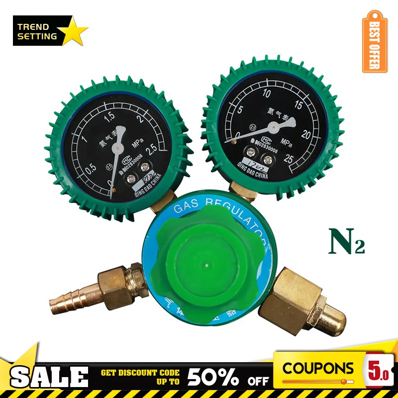 

FGHGF Nitrogen Regulator Shockproof Pressure Reducer Tire Inflatable Meter Used For Welding And Cutting Tools Accessories