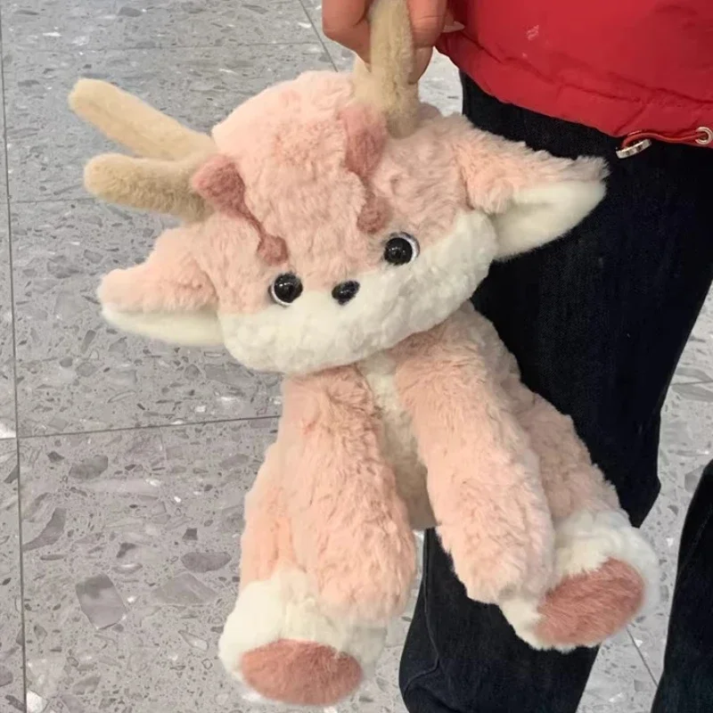 35 см розовые набивные плюшевые драконы милые Мультяшные куклы супер мягкие