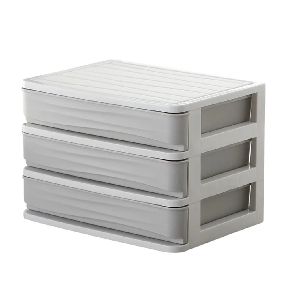 

Office Desktop Storage File Holder Organizer Cabinet Sundries Drawer Stationery Document Plastic Jewelry Box