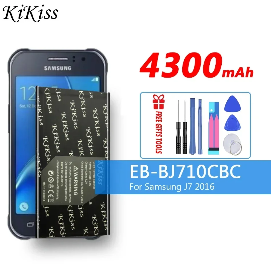 Аккумулятор EB-BJ710CBC 4300 мАч для Samsung Galaxy J7 2016 Edition J710 SM J710F j7109 j7108 Bateria