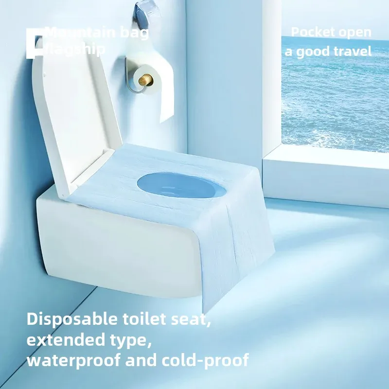 Одноразовое покрытие на сиденье унитаза для женщин Стикеры путешествий