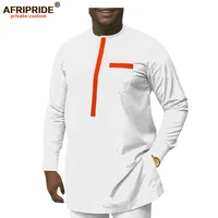 mens two pieces african dashiki long sleeve shirt and pants ankara clothing clothes sets attire afripride a1916074