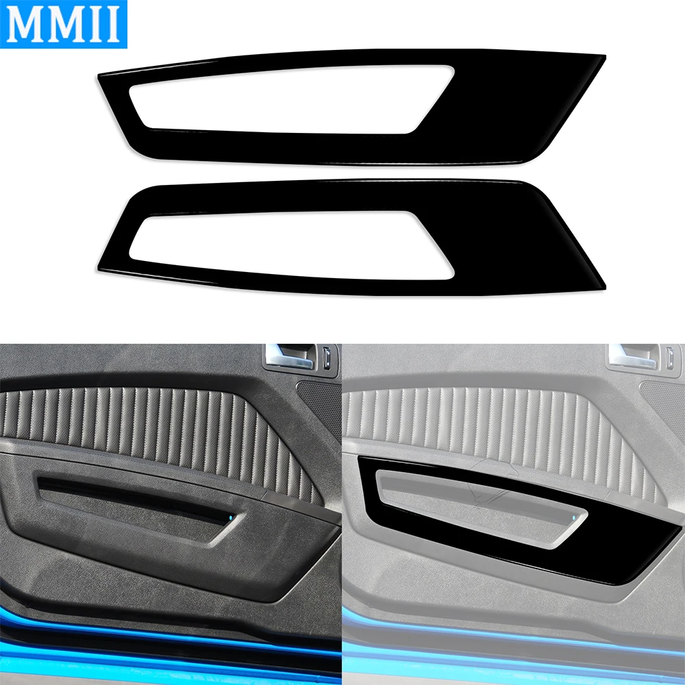 

Черная панель управления навигацией для Ford Mustang 2009-2013, отделочная крышка автомобильного интерьера, аксессуары для модернизации, декоративн...
