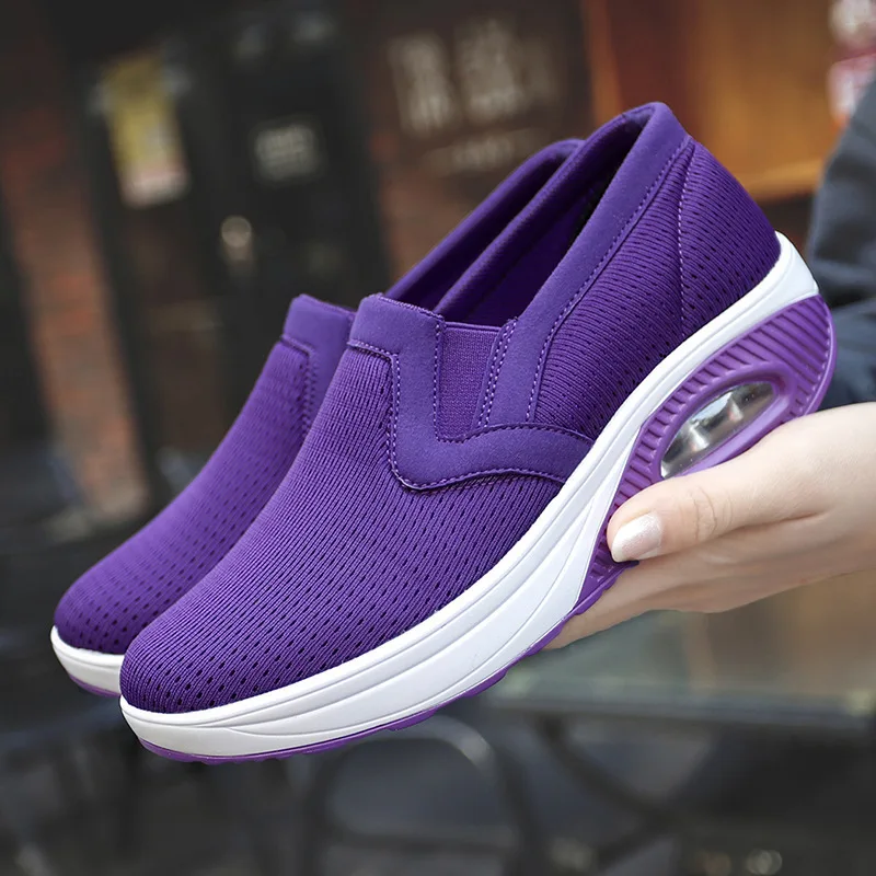 

2022 Women's Shoes for Autumn Casual Sport Shoes Women Fashion Breathable Sneakers Flats Women Platform Loafers Large Size 35~43