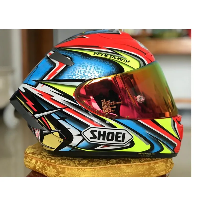 Шлем для мотоциклистов SHOEI X14 шлем езды на мотоцикле красная катана все лицо 60-е