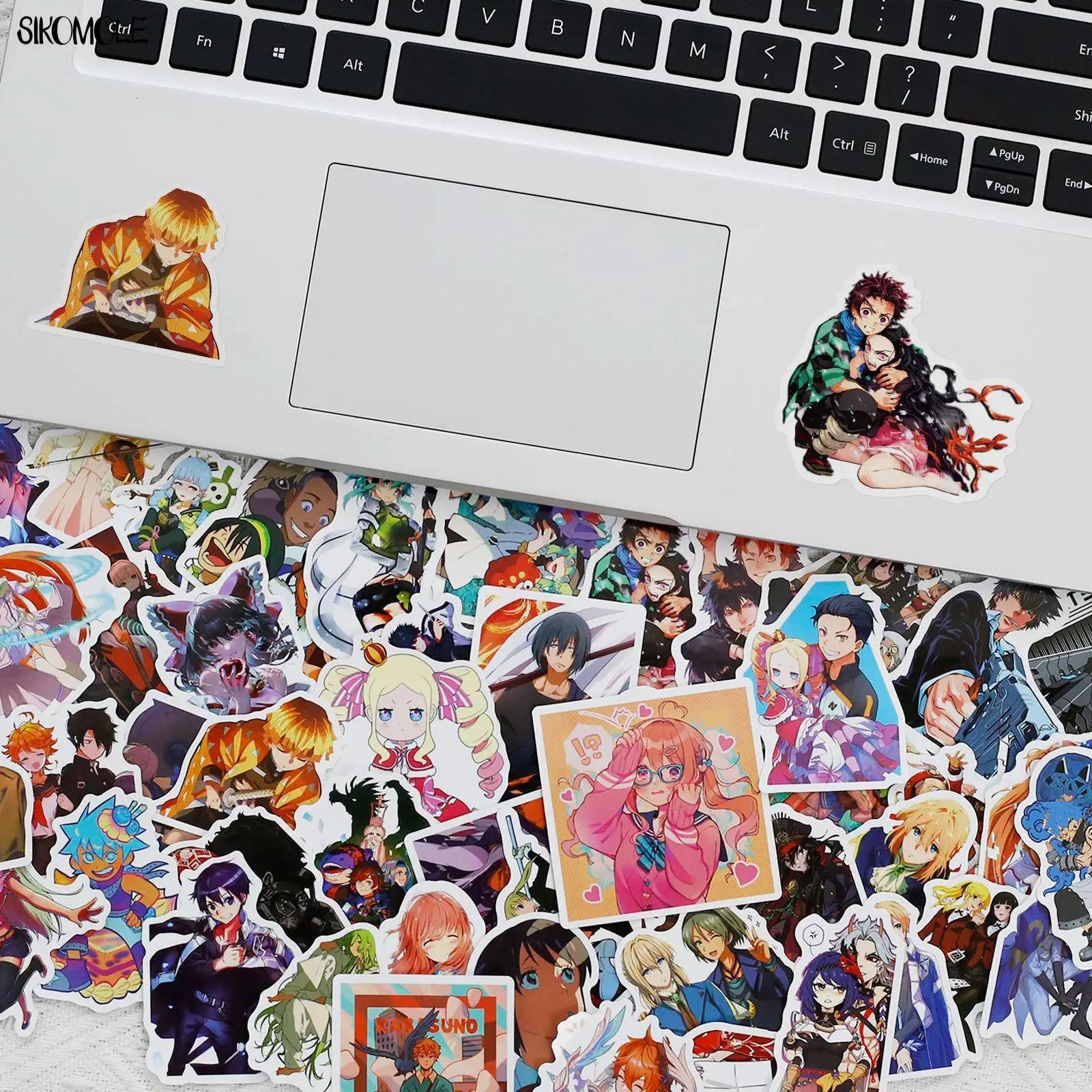 

10/30/50pcs Mix Anime Demon Slayer Cartoon Stickers Graffiti Kids DIY Toy Skateboard Phone Laptop Luggage Decals Sticker Pack F5