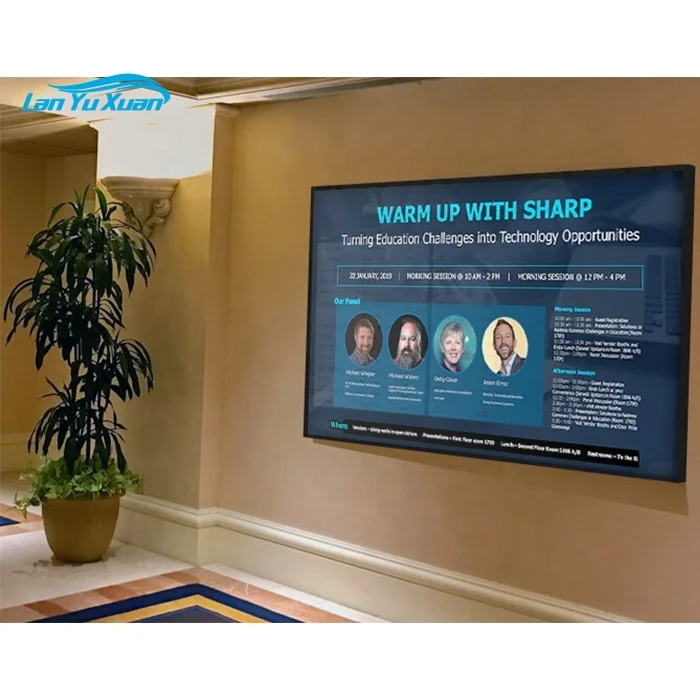 

Indoor Advertising Hospital School Airport Notice Board Digit Information Signage Schedule Queue Management Digital Display