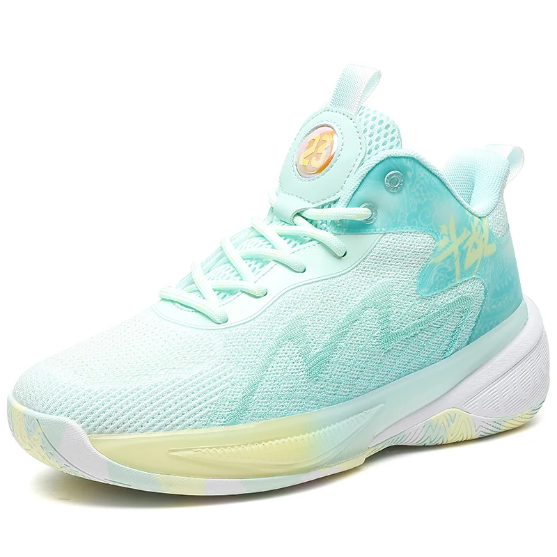 

MD+ Rubber Fly Woven High Quality Youth Basketball Sneakers Men's Shoes Non-slip Breathable Mens Designer Sneaker Lining
