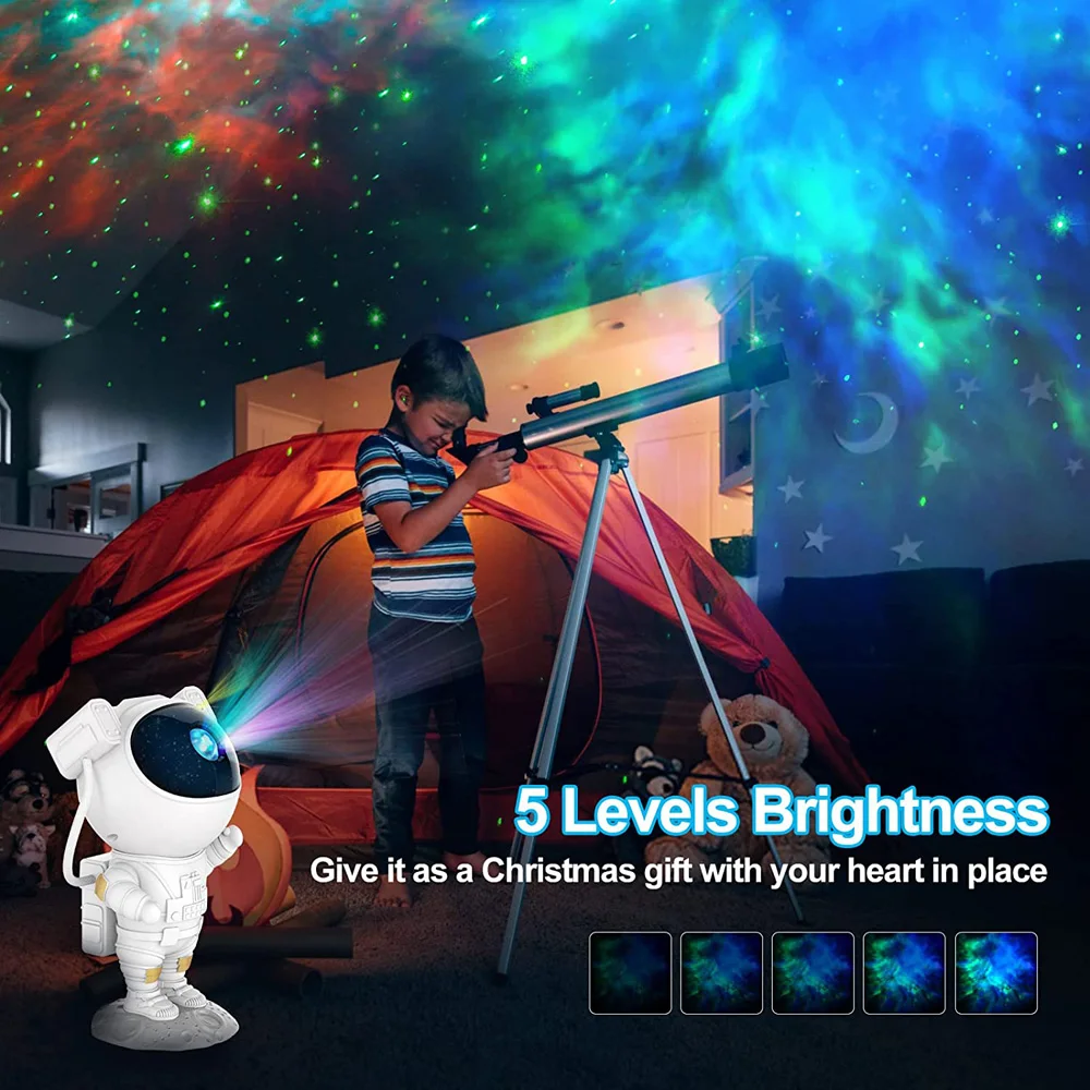 Звездный проектор Galaxy ночник с изображением звездного неба для детской спальни
