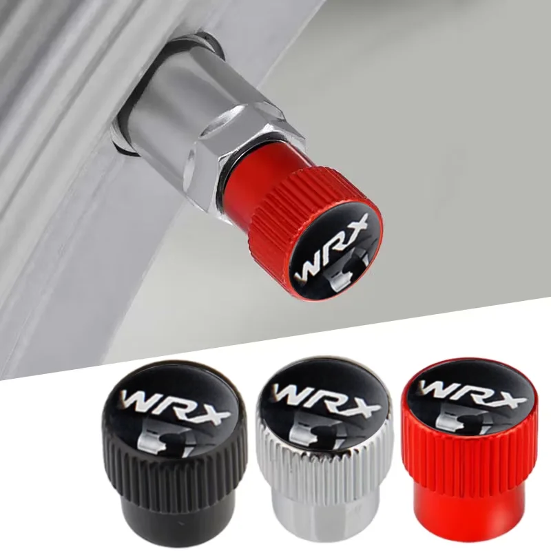 4 шт. колпачки для клапанов шин автомобиля пылезащитные Subaru WRX STI BRZ XV Forester Impreza Tribeca