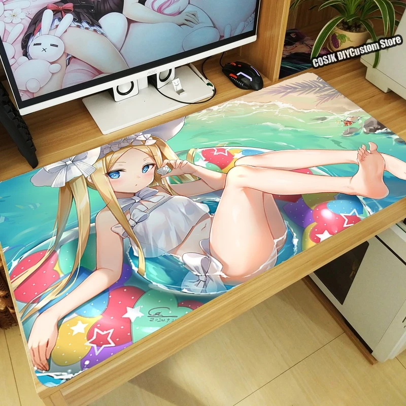 

Игровой коврик для мыши с аниме Fate/Grand Order, большой коврик для клавиатуры, нескользящий коврик для мыши, игровые аксессуары