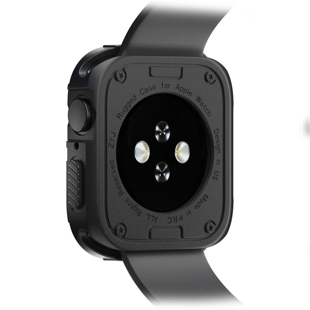 Защитный бампер для Apple Watch 7 Чехол 45 мм 41 серия 6 5 4 se 44 40 Прочный защитный чехол iWatch