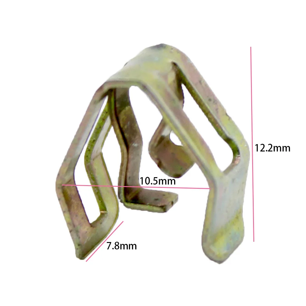 10-шт. Металлический фиксатор отделки панели внутренней консоли.