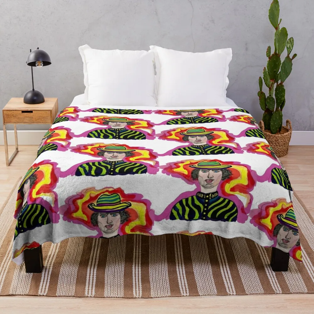 Декоративное одеяло Mr Marcel Goes To Mardi Gras очень большое для дивана