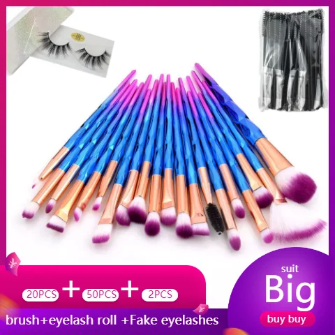 

KOSMETYKI Professional Eyelash Makeup Brushes Set Eye Shadow Brush Eyebrow Brush Foundation Mascara Brushes Cosmetic Tools Kits