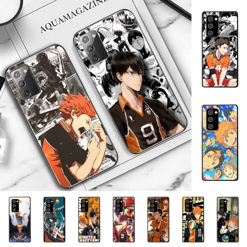 

YNDFCNB Haikyuu Phone Case for Samsung Note 5 7 8 9 10 20 pro plus lite ultra A21 12 02