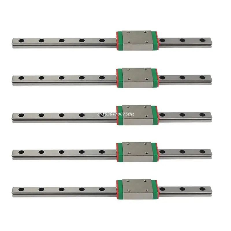 

5 PCS Voron 3D Printer Original Linear Guide 15cm Linear Rails DIY MGN7H Linear Rails Carriage Dropship
