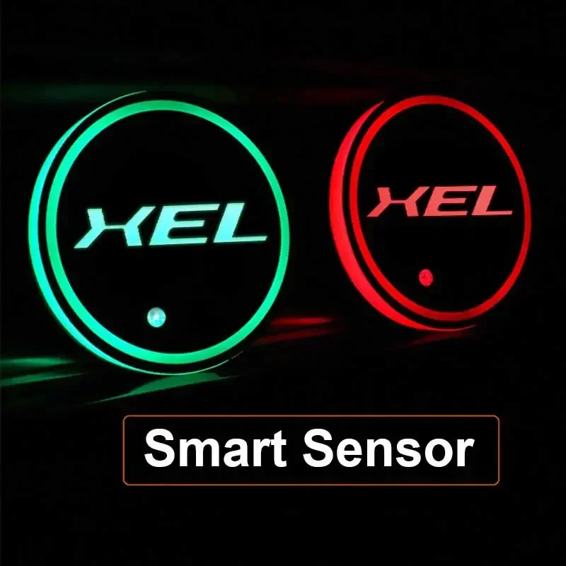 Автомобильный держатель для стакана с USB-зарядкой яркая Подставка под стакану