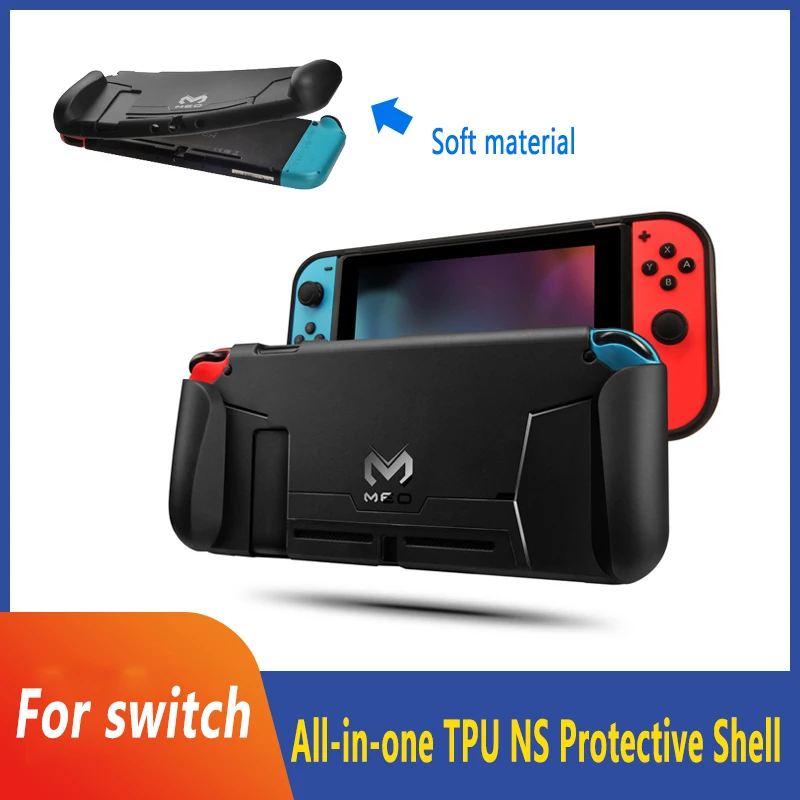 For Nintendo Switch Protective Case Scratch-resistant TPU Shell Soft Integrated NS Protective Shell Handle Grip Game Accessories