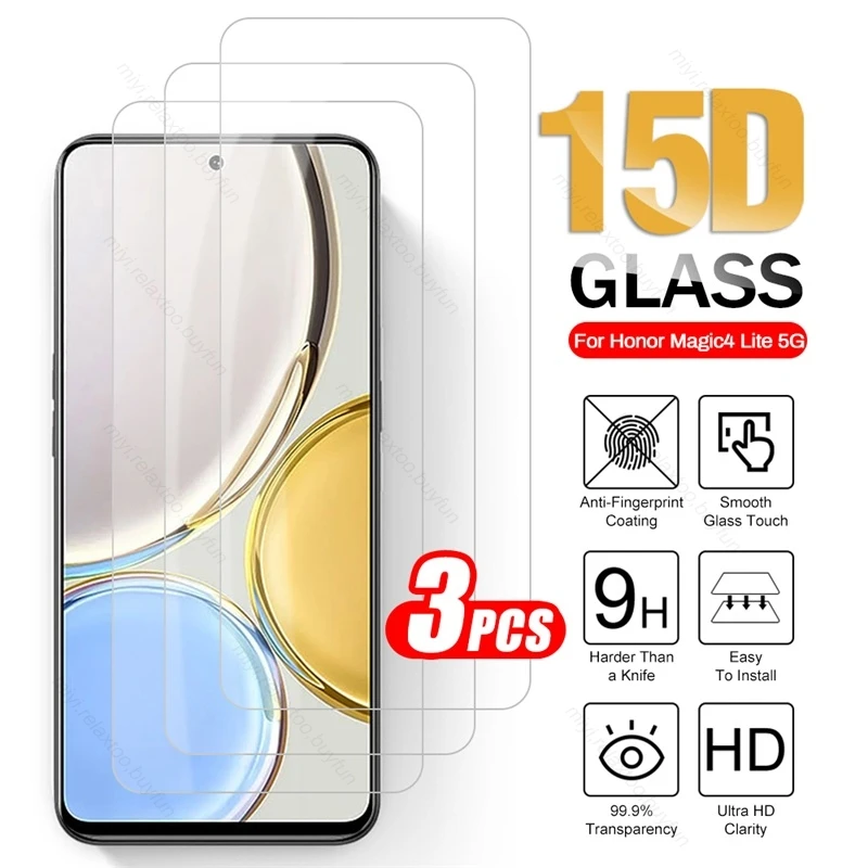 3pcs-full-cover-tempered-glass-for-honor-honer-honar-magic-4lite-magic4-lite-4-light-5g-4g-screen-protector-explosion-proof-film