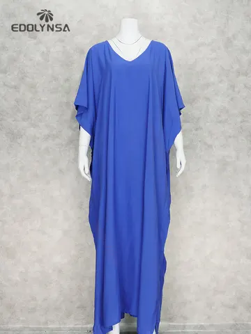 EDOLYNSA Белый хлопковый парео