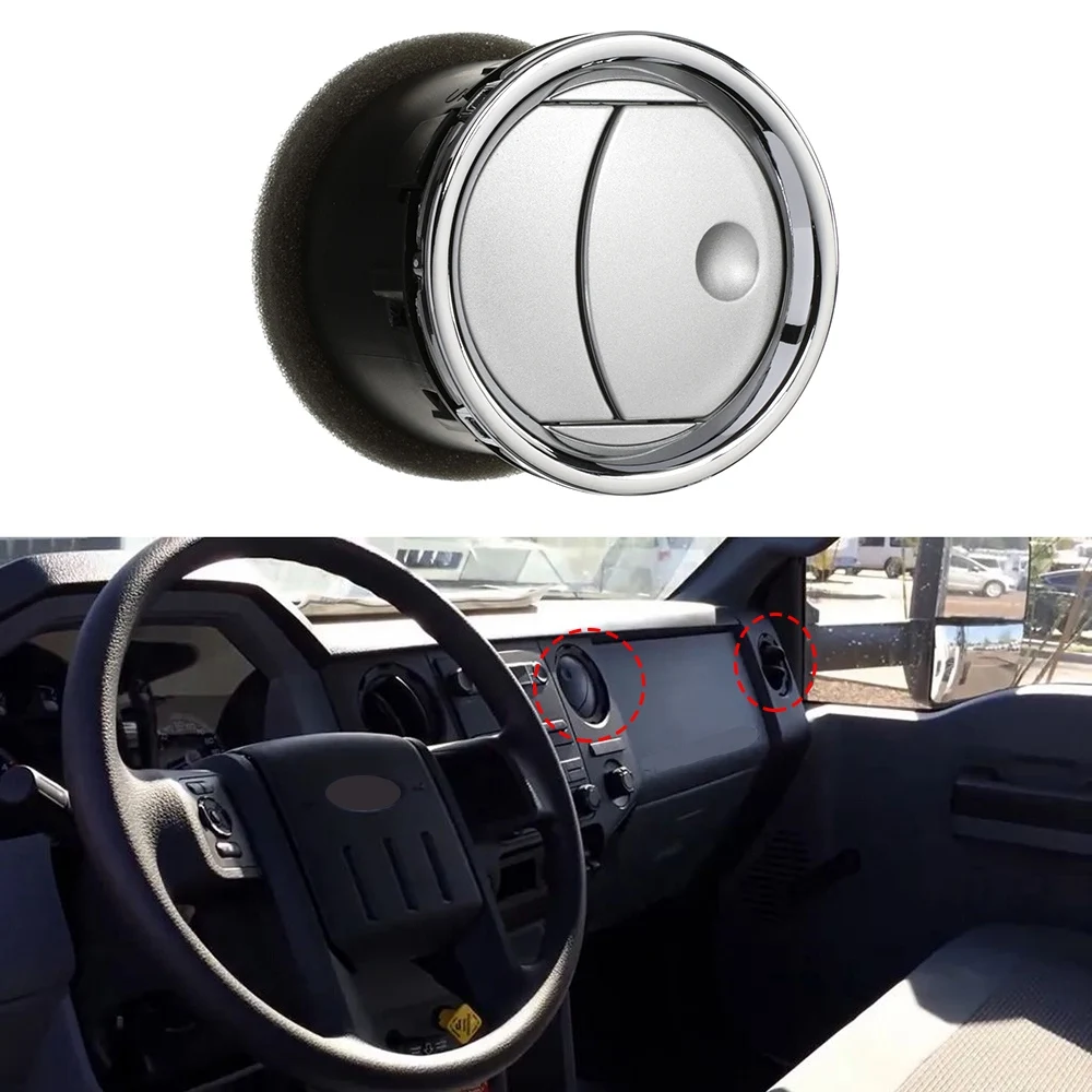 Фото Хромированные решетки воздуховодов кондиционера и отопления ABTU-Car для Ford F-150 2004-2008 8L3Z-19893-BA №4