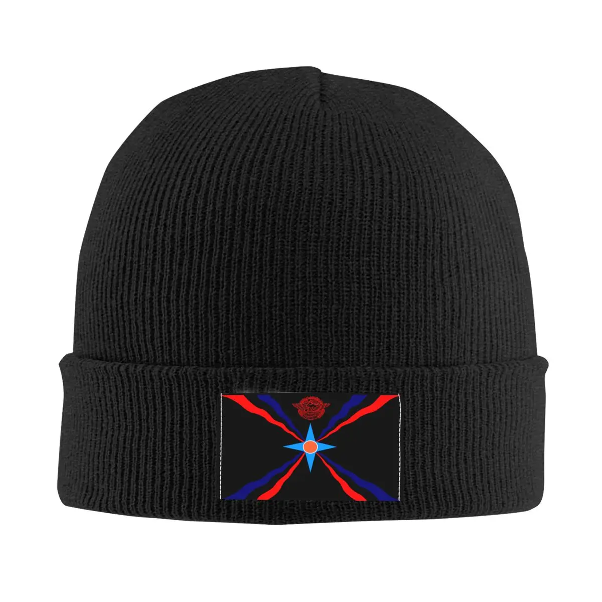 Assyrian Flag Bonnet Hat Knitted Hats Men Women Cool Unisex Aramean Proud Winter Warm Skullies Beanies Caps 1