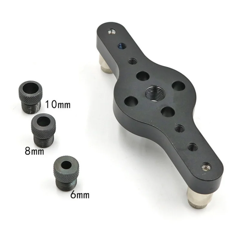 

6/8/10 мм сплав вертикальный зажим для отверстий деревянный дюбель направляющая для сверления отверстий набор сверл столярная система деревообрабатывающий локатор для сверления