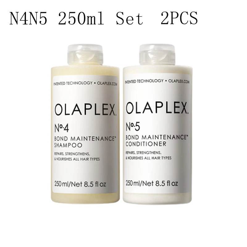 

Olaplex N4 N5 Set Original Shampoo Conditioner Repair Strengthen Noirishes All Hair Types Professional Hair Care 250ML