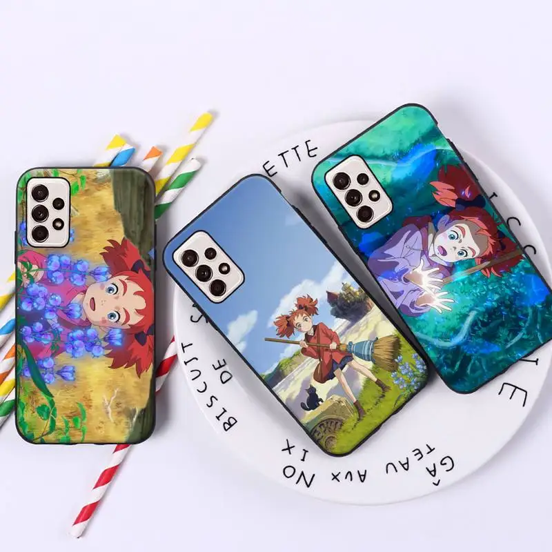 

Mary And The Witch's Flower anime Phone Case For Samsung galaxy A S note 10 12 20 32 40 50 51 52 70 71 72 21 fe s ultra plus