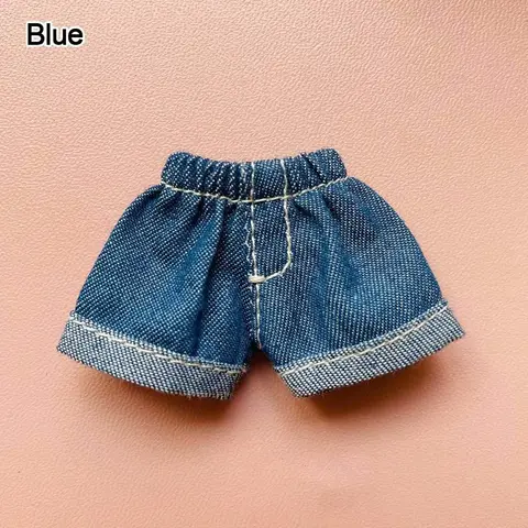 Calça ob11 jeans de cintura elástica de moda para gsc obitsu11 molly 1/12 acessórios para roupas de boneca BJD Brinquedos infantis