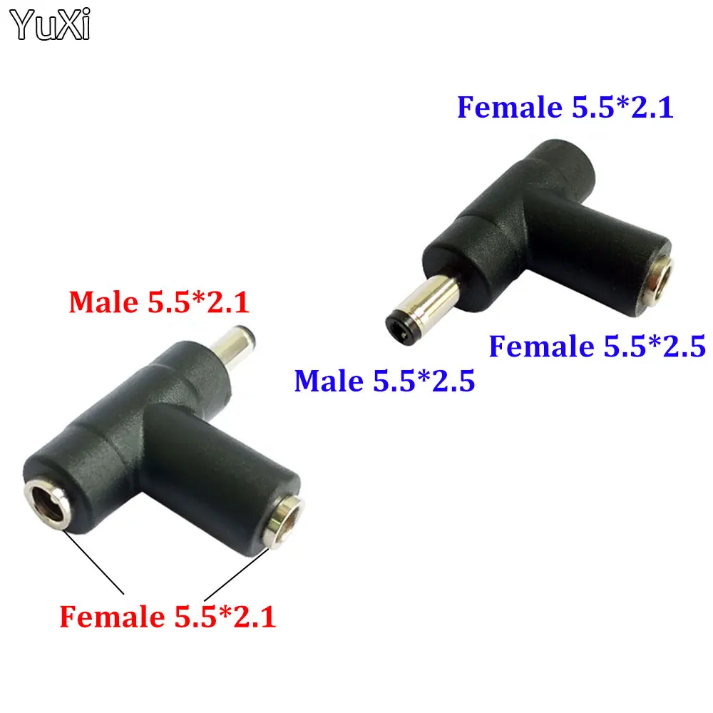Адаптер питания с разъемом постоянного тока 5 5x2 1 мм штекер 5521/5525 x разветвитель