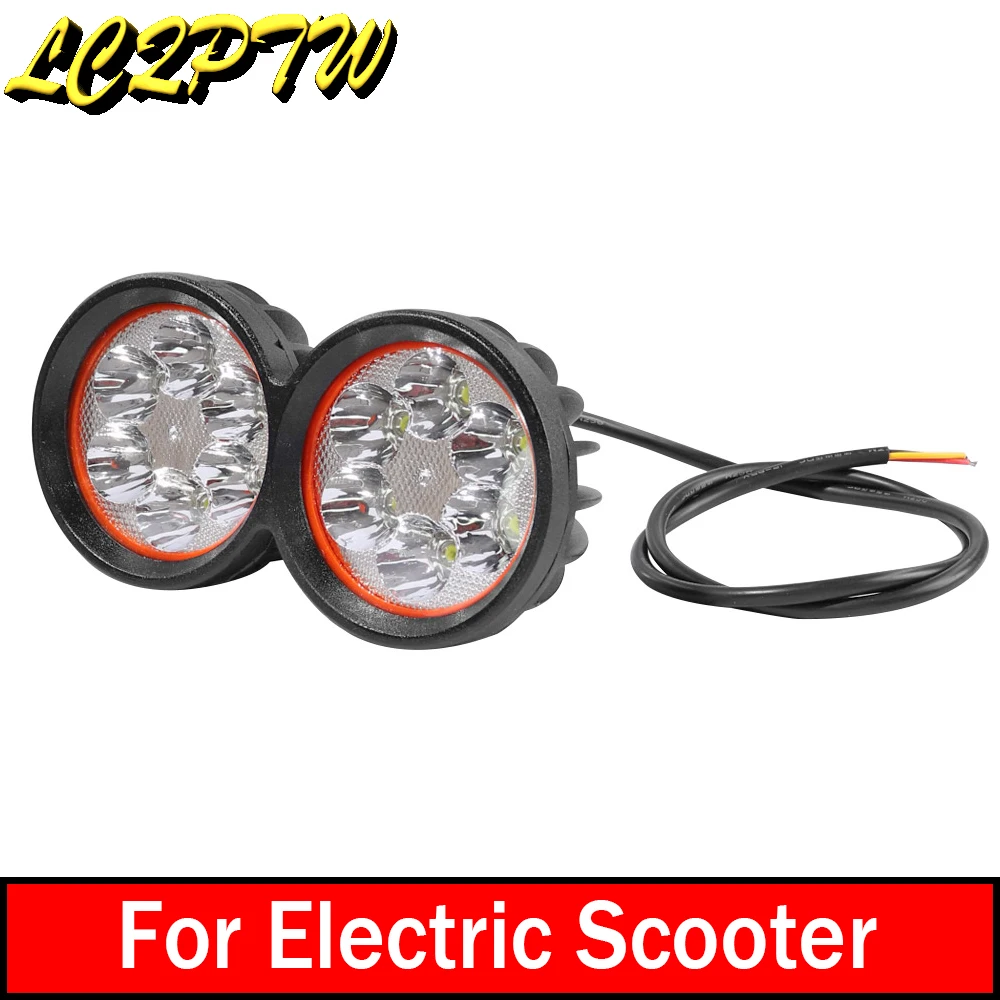 

For Electric Scooter Headlight Led External Headlight Strong Light Modified Motorcycle Spotlight External Auxiliary Fog Lights