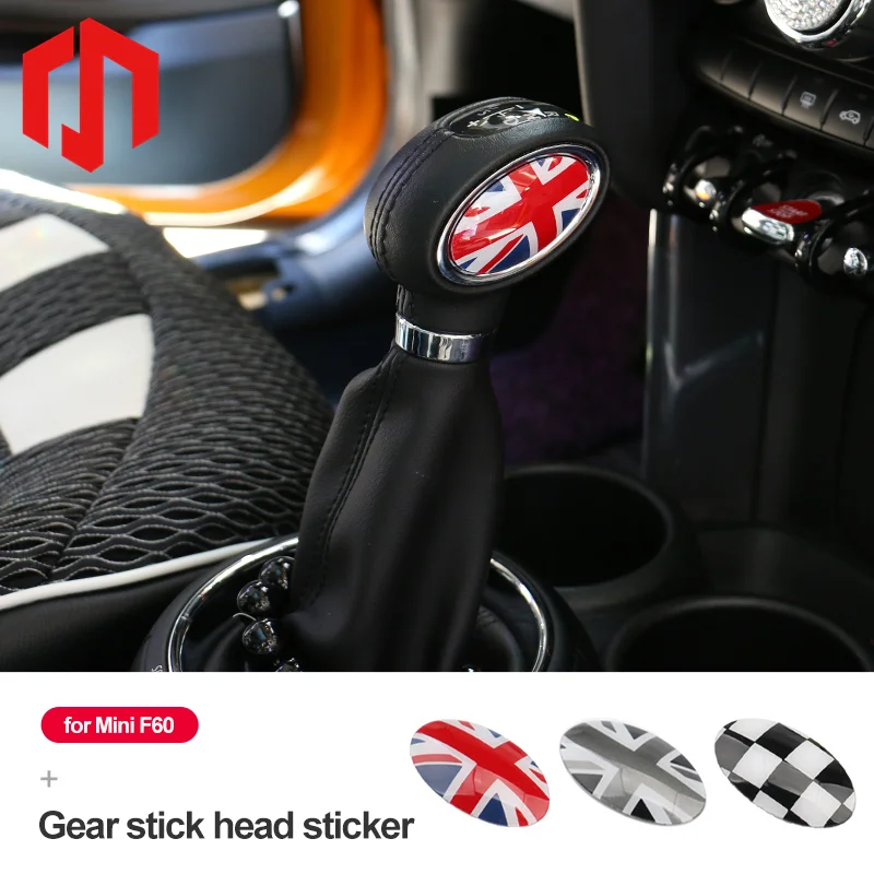 

2pcs Car Gear Shift Stickers for BMW Mini Cooper Countryman Clubman F56 F55 F54 F57 F60 Decals Styling Modification Accessories