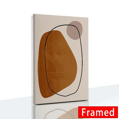 Абстрактный геометрический постер с рамкой, Матисс, линия лица, холст, картина в скандинавском стиле для гостиной, Настенная картина для домашнего декора