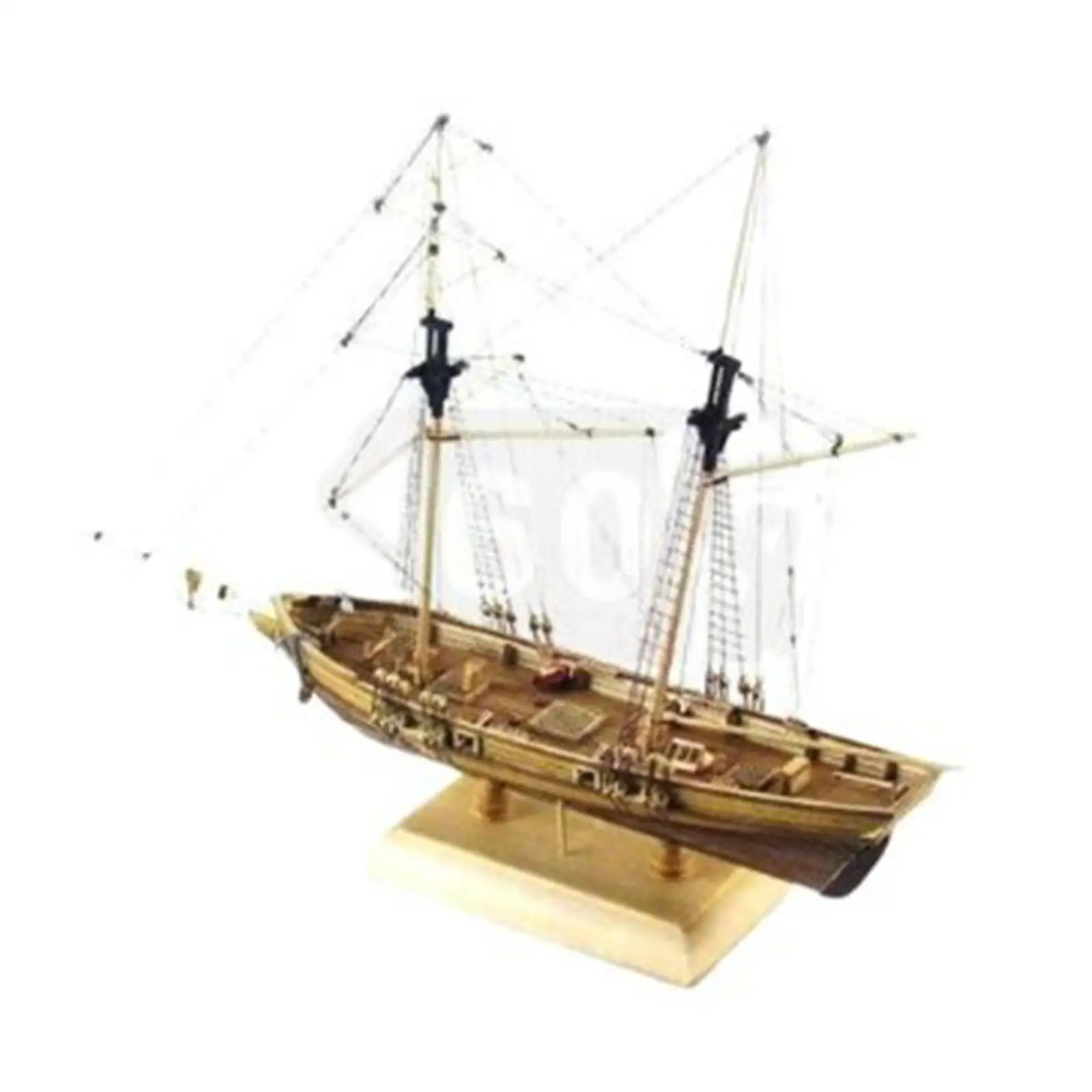 

1:70 Port Wooden Sailing Boat Model Diy Kit Ship Assembly Gift Ship Antique Building Kits Model Decoration H5s5