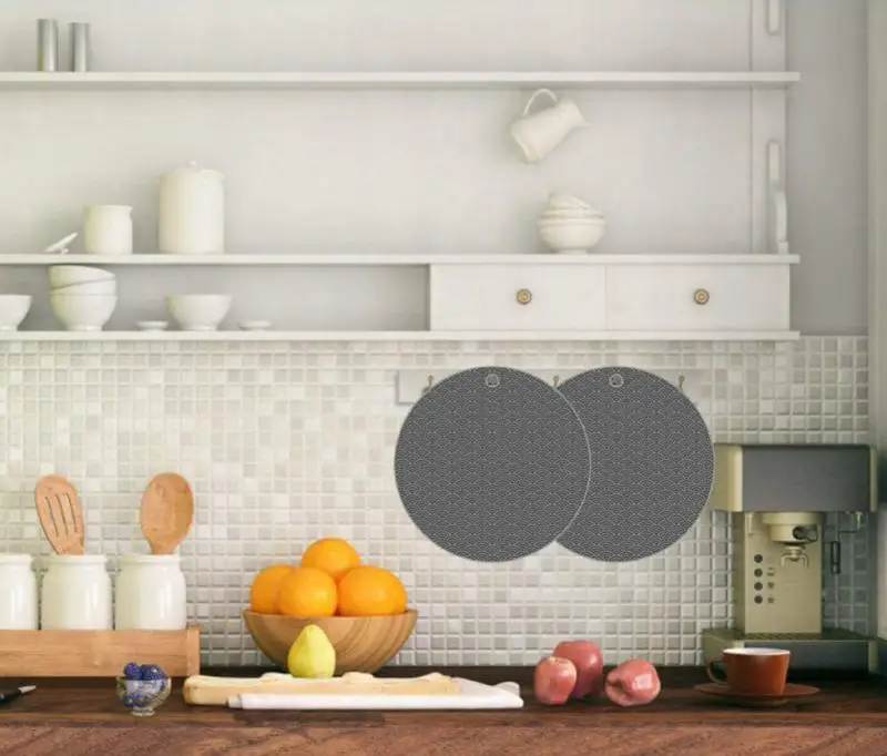 

Новая теплоизоляционная подставка квадратная и круглая кухонная посуда коврик против ожогов обеденный стол коврик с Сотами Силиконовый водонепроницаемый коврик для чаши