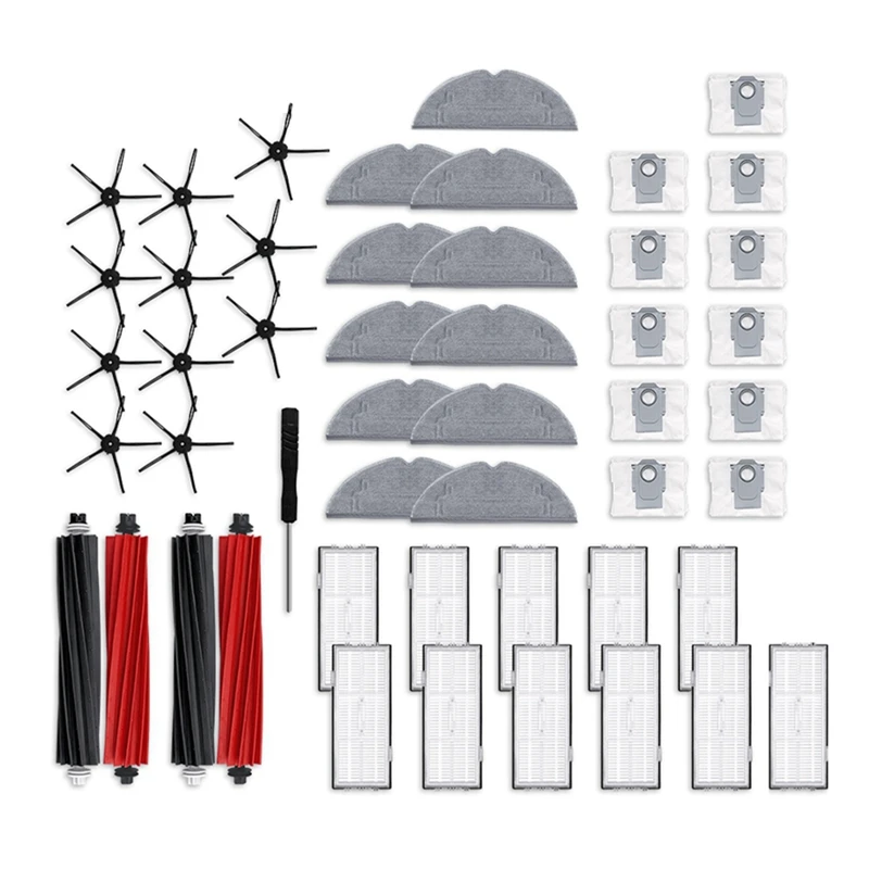 Для Roborock S8/S8 Pro Ultra/S8+ робот-пылесос Основная боковая щетка HEPA-фильтр Швабра