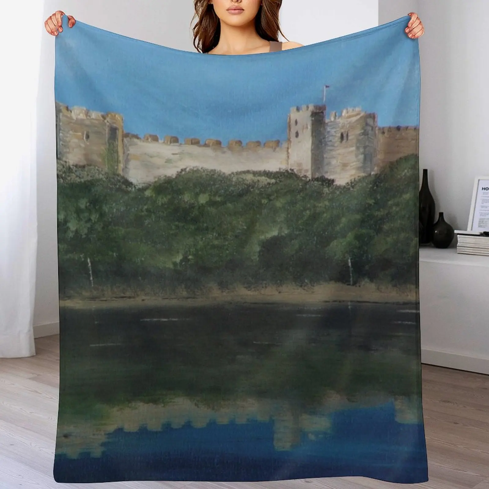 Фото Плед Castell Penfro (Pembroke Castle) Wales, дышащий, легкий, для взрослых и детей №4
