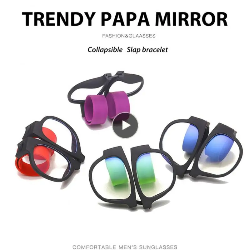

New Folding Anti-blue Light Glasses Adult Students Playing Games Computer Reading Glasses Goggles Unisex Eyeglasses