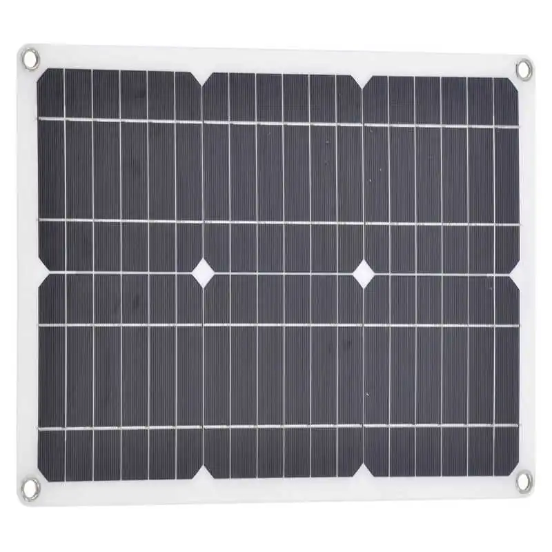 

Solar Panel Charger Monocrystalline Silicon Dual USB Port Solar Panel for Car