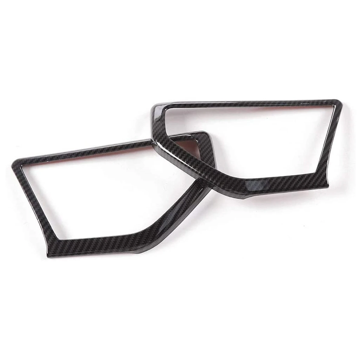 

A Pillar Speaker Decoration Cover Trim Interior Accessories for Jeep Wrangler JL Gladiator JT 2018-2021 (Carbon Fiber)