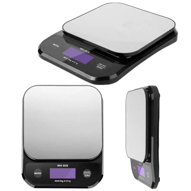 

Многофункциональные цифровые кухонные весы из нержавеющей стали с ЖК-дисплеем, 5-10 кг/1 г