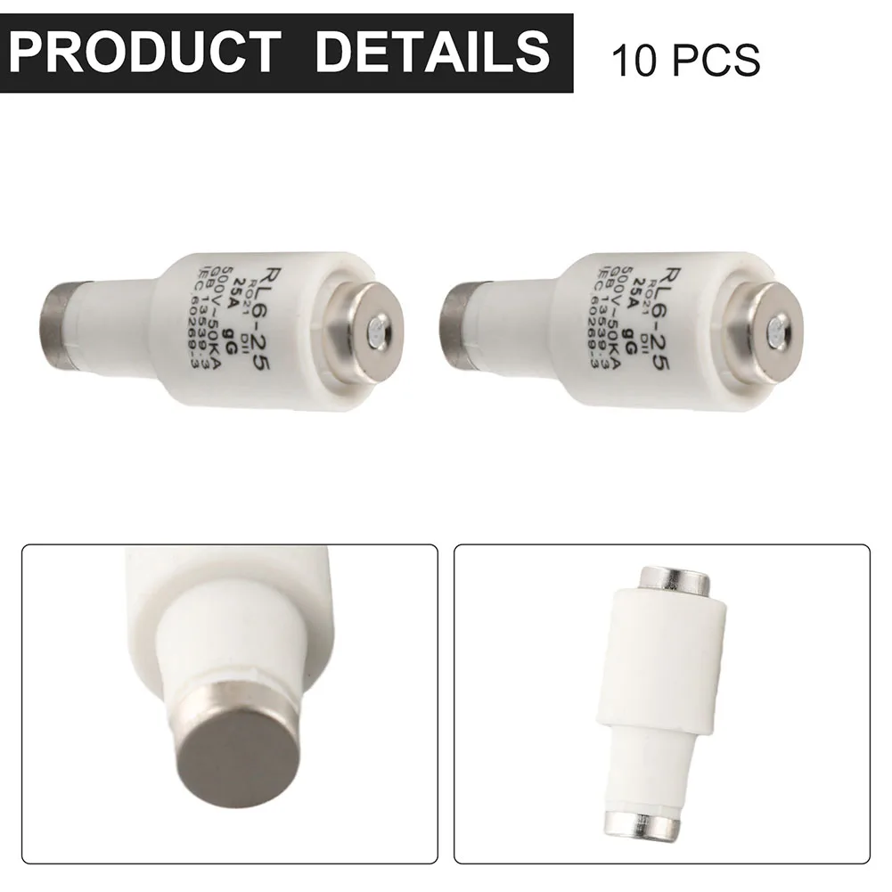 Блок предохранителей со спиральной глиной предохранитель 500 В переменного тока