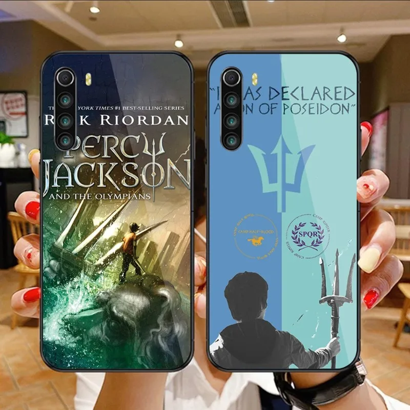 Чехол для телефона Percy Jackson для Xiaomi 13, 12, 11T, 10, 9, Redmi Note 11, 10, 10S Pro, Redmi 9, 9A, 8, черный стеклянный чехол для телефона из поликарбоната