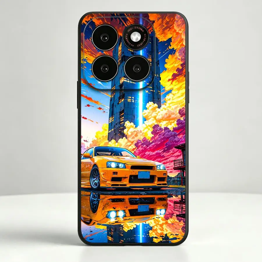 Фото Чехол для телефона Sunset City JDM Car для Motorola Moto G60 75 G50 55 Edge 20 30 40 50 60 70 S30 G71 85 G53 G51 73 G32 96 G22 86 G52 50 S50 №3