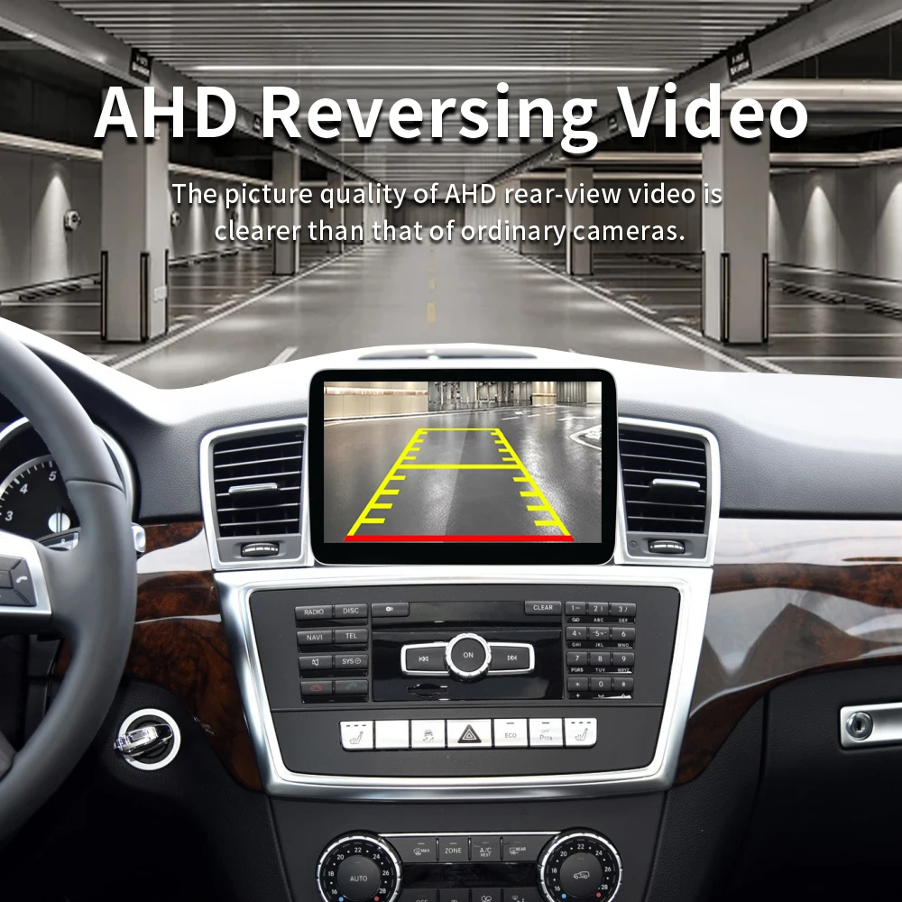 Автомобильный мультимедийный плеер Магнитола на Android 14 с GPS для Mercedes Ben M Class W166 ML250