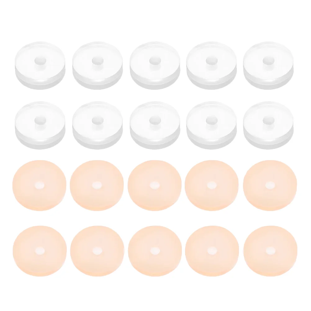

Disc Earring Siliconebacks Padsnoclear Replacement Earrings Earlobe Patchesstopper Stud Supportdiscs Pad